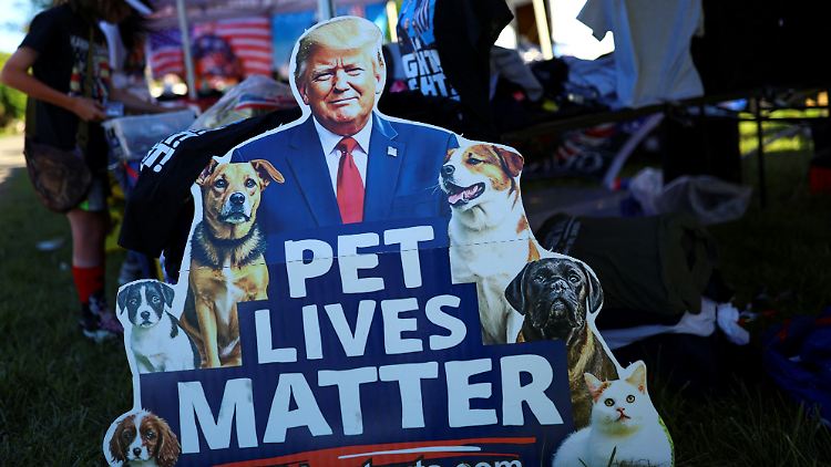 Donald Trump als Tierfreund? Viele Hundebesitzer sahen das so.