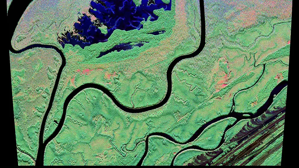 Zu-sehen-ist-ein-tiefgelegenes-Gebiet-nahe-der-Atlantikkueste-in-Gabun