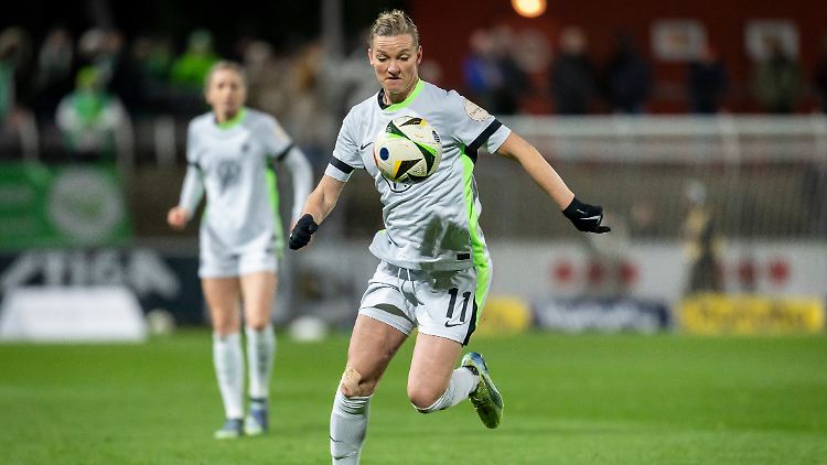 Alexandra Popp und der VfL Wolfsburg konnten kein Tor erzielen gegen die Gäste.