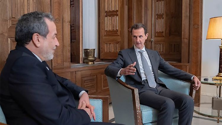 Araghtschi zu Besuch bei Assad in Damaskus. Auf Syrien kann der Iran im Kampf gegen Israel nicht mehr zählen.