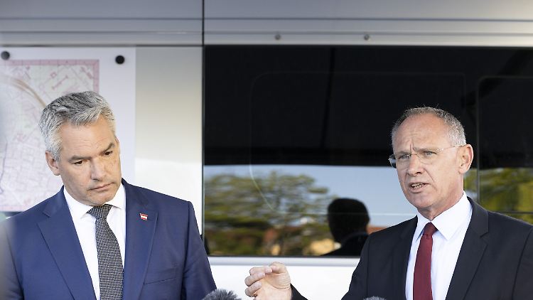 Bundeskanzler Nehammer und Innenminister Karner pochten zuvor auf strengere Regeln gegen illegale Migration.