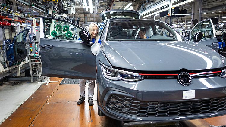 Rollt vielleicht in Zukunft in Mexiko oder Polen vom Band: der VW Golf.
