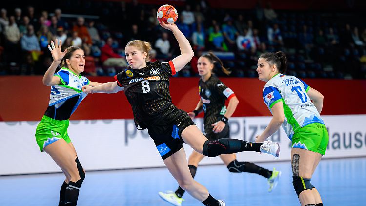 Insgesamt 35 Treffer erzielten die DHB-Frauen.