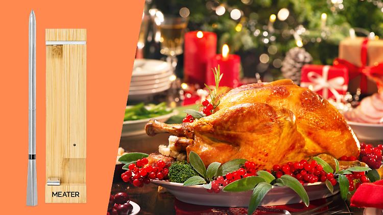 So gelingt die Gans auf den Punkt: Ein Fleischthermometer ist das ideale Weihnachtsgeschenk für Hobbyköche.