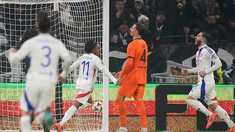 Enttäuschung bei Eintracht Frankfurt.