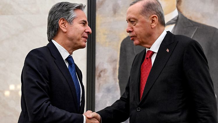Blinken traf Erdogan in Ankara.