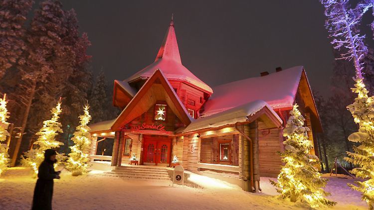 Rovaniemi liefert die perfekte Kulisse für Weihnachstgefühle.