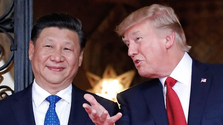 Xi will nur Bilder auf Augenhöhe mit Trump, wie hier bei einem Treffen 2017.
