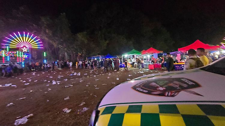 Rettungskräfte waren schnell am Unglücksort zur Stelle.