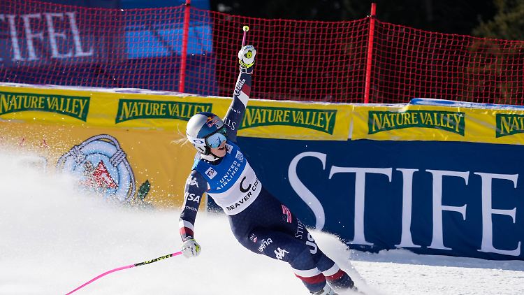 LIndsey Vonn war in der vergangenen Woche als Vorläuferin in Colorado unterwegs.