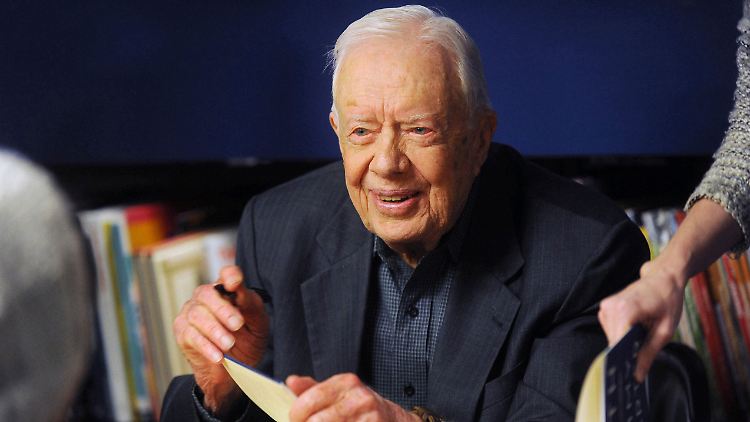 Jimmy Carter ist 100 Jahre alt und lebt seit einiger Zeit in einem Hospiz.