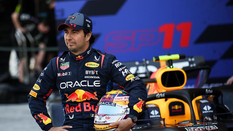 Ein Bild aus der Vergangenheit: Sergio Perez bei Red Bull.