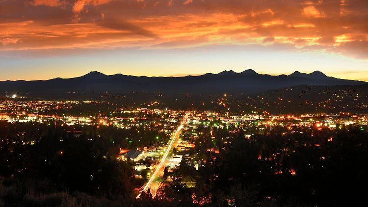 Rund 100.000 Einwohner leben in Bend, einer Stadt im US-Bundesstaat Oregon.