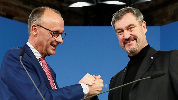 Hand in Hand wollen CDU und CSU einen Machtwechsel in Deutschland bewirken.