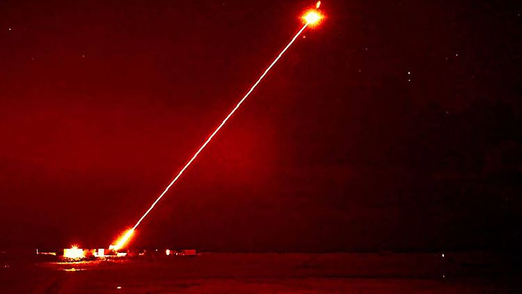 Im Januar hatte das britische Militär die Laserwaffe "Dragon Fire" getestet.