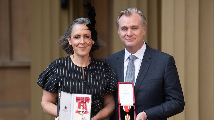 Große Ehre für "Dame" Emma Thomas und "Sir" Christopher Nolan.