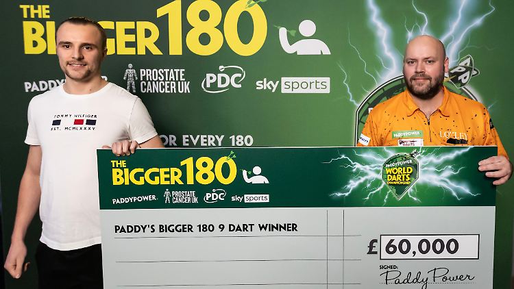 Kris und Christian Kist (v.l.) verlassen die Darts-WM mit jeweils 60.000 Pfund mehr auf dem Konto.