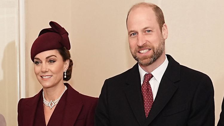 Können nach harten Monaten wieder lachen: Prinzessin Kate und Prinz William.