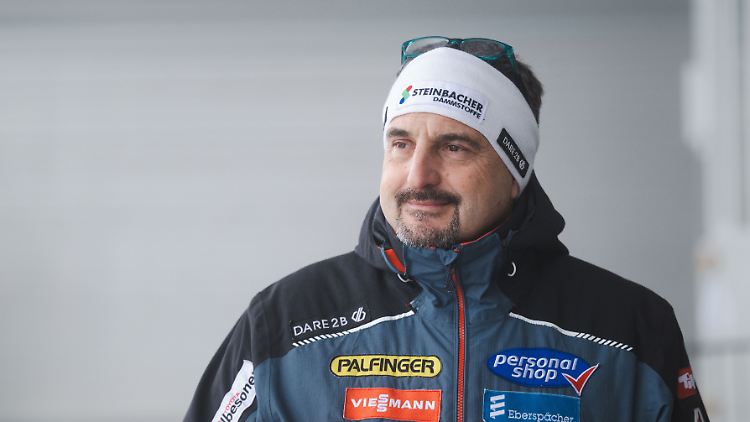 Georg Hackl trainiert Österreich. 
