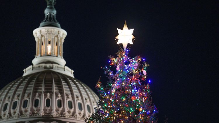 Trotz Weihnachtsbaum kann im politischen Washington von Besinnlichkeit aktuell keine Rede sein. 