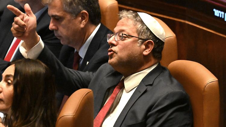 Israels Polizeiminister Itamar Ben Gvir forderte die Ansiedlung israelischer Siedler im Gazastreifen. 