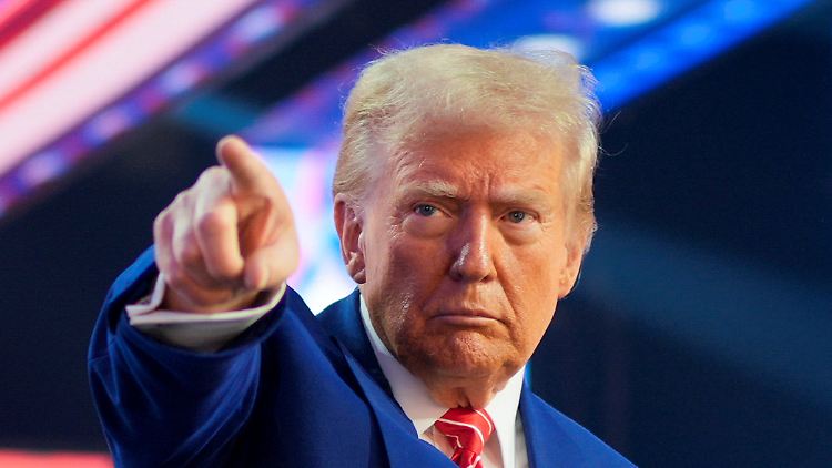 Hält an Tiktok fest: Donald Trump.