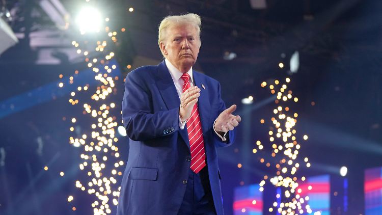 Hat viel vor: Donald Trump.