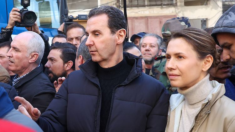 Assad und seine Frau Asma in Syrien im November 2023.