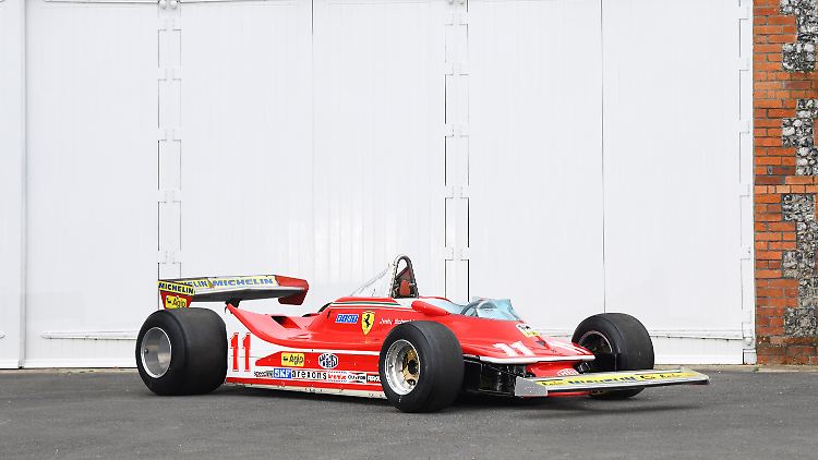 Der Ferrari 312 T4 erzielte 8,3 Millionen Dollar: Platz 9 in der Rangliste.