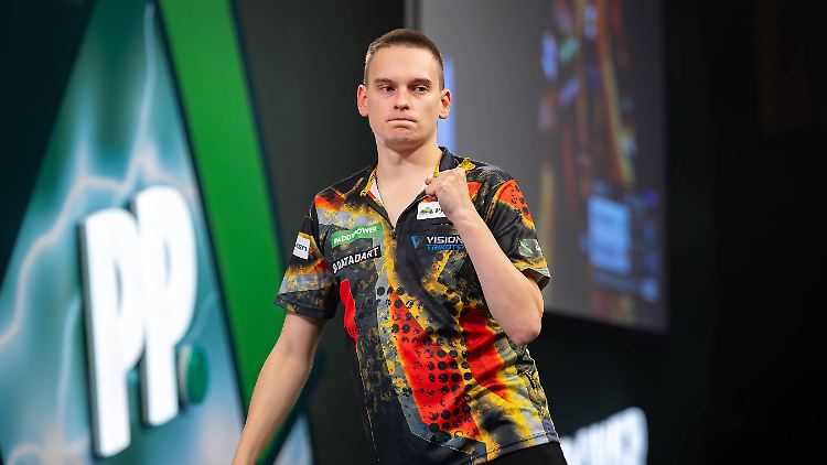 Ricardo Pietreczko ist der einzige verbliebene Deutsche bei der Darts-WM.