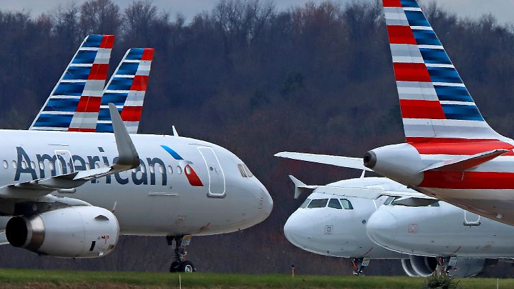 Für etwa eine Stunde ging bei American Airlines gar nichts mehr (Archivbild).