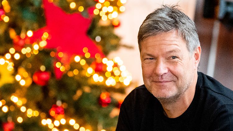 Saß bei vielen Bürgern Weihnachten gewiss imaginär mit am Tisch: Robert Habeck