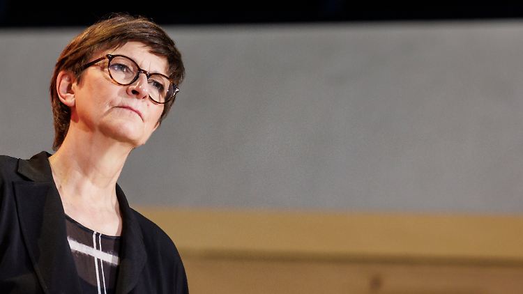 SPD-Co-Chefin Esken schließt ein Bündnis mit dem BSW nicht völlig aus.