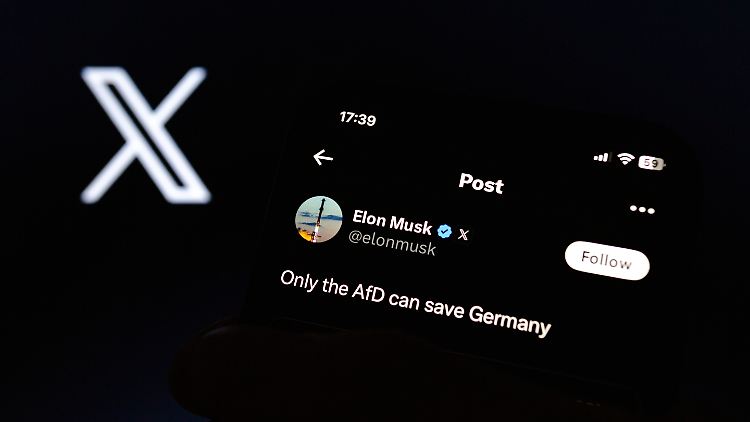 Musk wirbt öffentlich für die AfD.