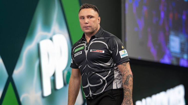 Gerwyn Price verlor mit einer phasenweise desaströsen Doppel-Quote.
