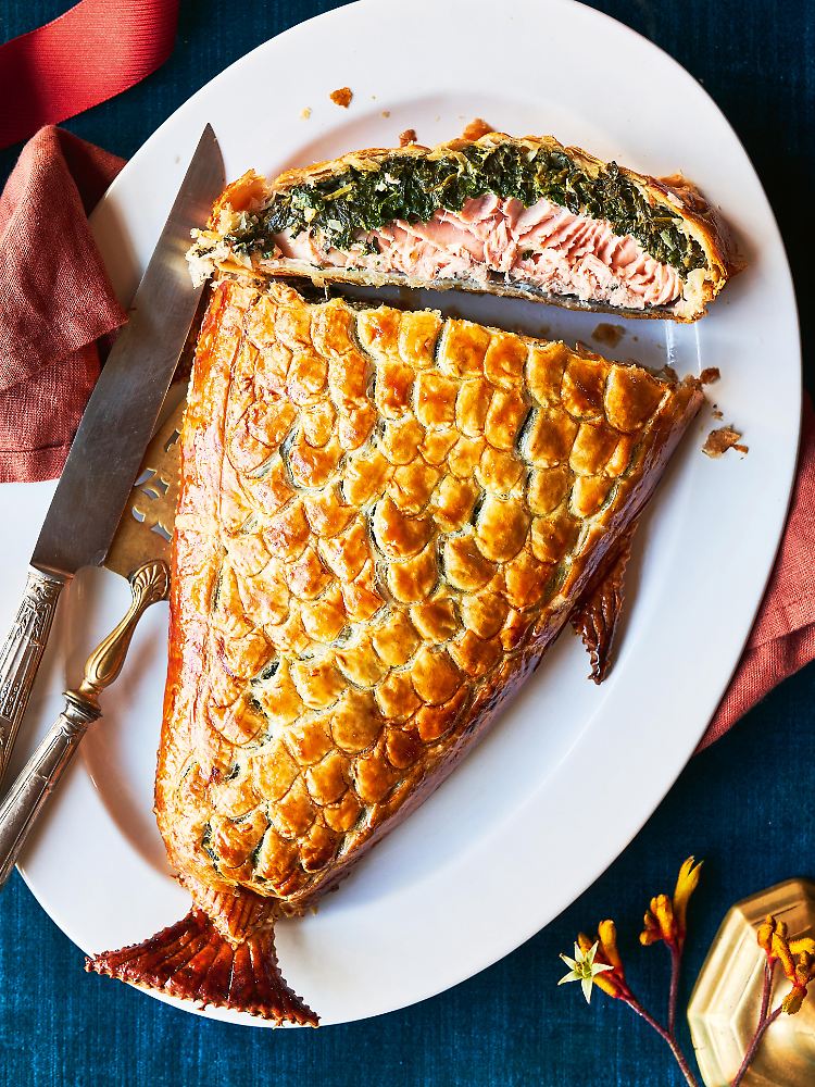 Highlight für Gäste: "Lachs Wellington" ist etwas aufwendiger, aber machbar.