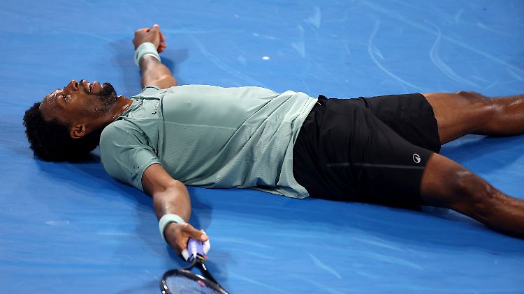 Gael Monfils kann Novak Djokovic nicht schlagen.
