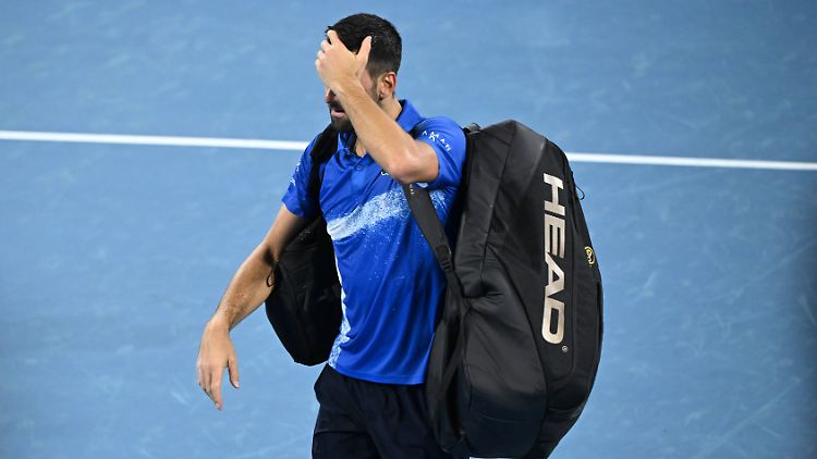 Novak Djokovic wollte nur noch weg.