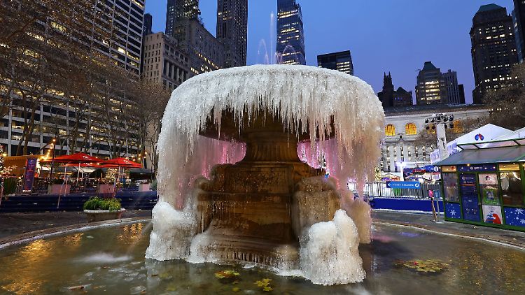 In New York und Pennsylvania rechnet der Wetterdienst mit bis zu 60 Zentimetern Schnee. (Archivbild)