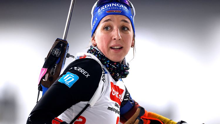 Biathlon-Star Franziska Preuß hat in Oberhof viel vor.