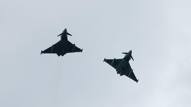 Innerhalb weniger Minuten nach Meldung starteten die deutschen Kampfjets. (Symbolbild)