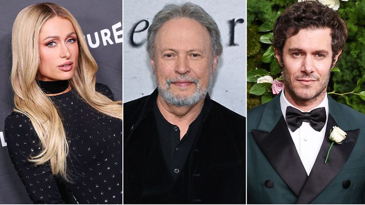 (v.l.n.r.) Paris Hilton, Billy Crystal und Adam Brody sollen ihre Villen bei den Bränden in Südkalifornien verloren haben.