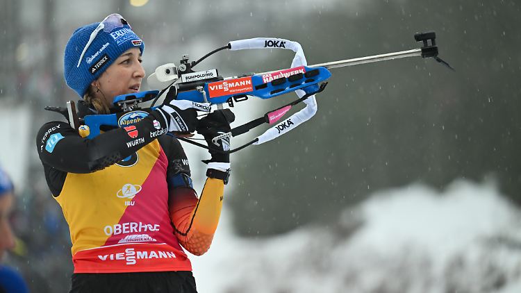 Franziska Preuß leistete sich in Oberhof viele Fehler.