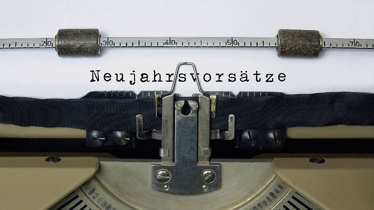 Bei einigen ist die Liste der guten Vorsätze lang und schnell wieder vergessen.