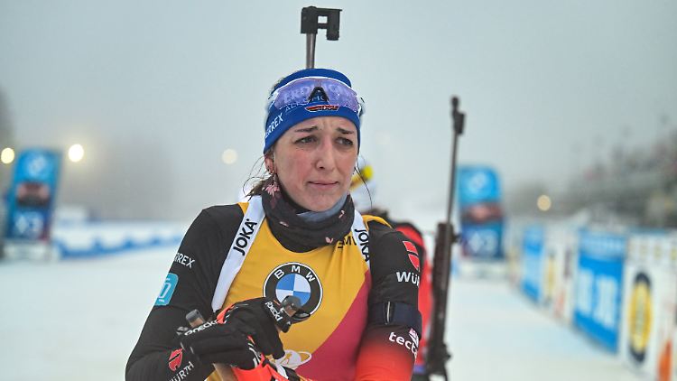 Franziska Preuß erlebte kein gutes Rennen in Oberhof.