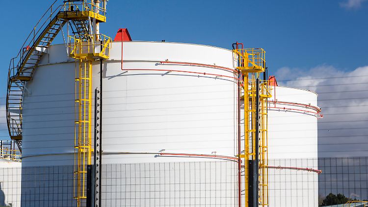 Das Rampside Gas-Terminal in Barrow in Furness.