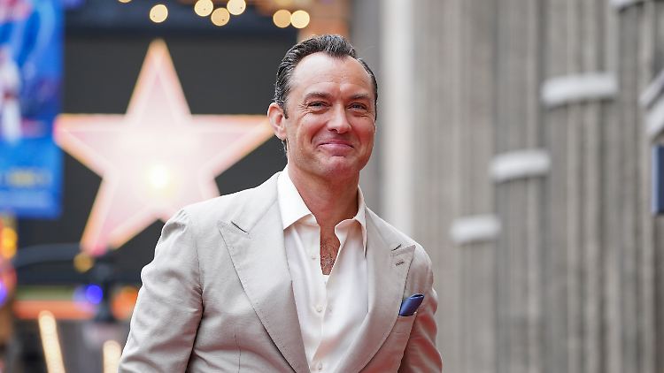 Hat noch nicht mit der Arbeit begonnen: Jude Law.