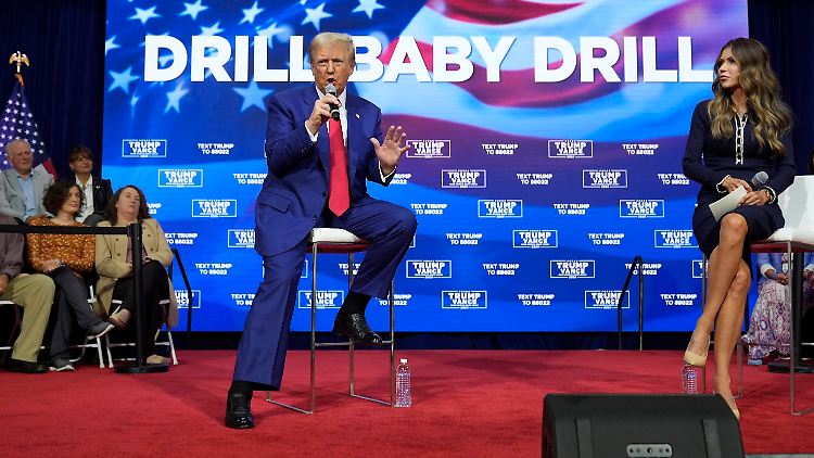 Schon im Wahlkampf lautete Trumps Motto "Bohr, Baby, bohr".