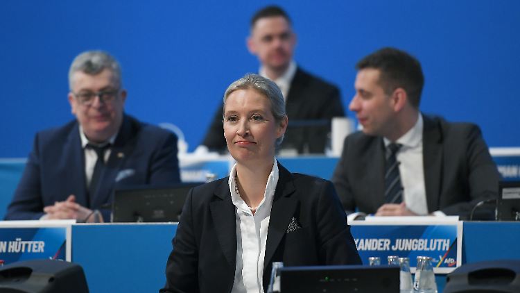 Freut sich über das Ergebnis: Alice Weidel.