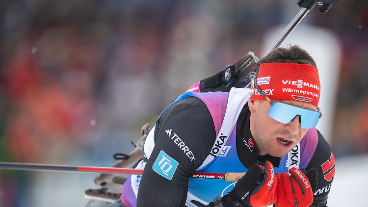 Immerhin Philipp Nawrath verbesserte sich deutlich gegenüber dem desaströsen Sprintrennen.